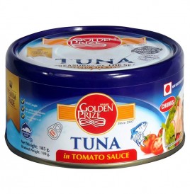 Golden Prize Tuna in Tomato Sauce   Tin  185 grams